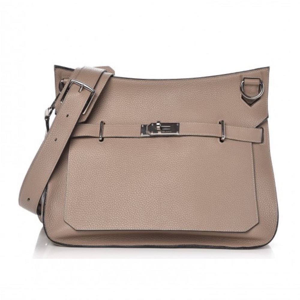 HERMES Taurillon Clemence Jypsiere Gypsy 34 Gris Tourterelle 😍